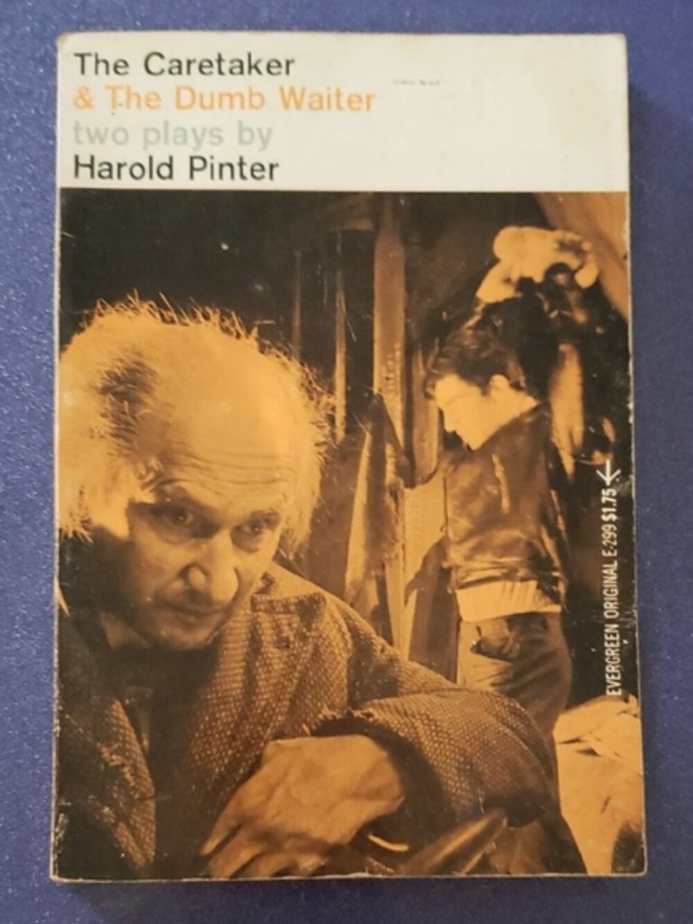 2 mid-century volumes: Two Harold Pinter plays 1960 and In Flanders Fields 1958